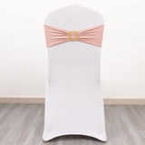 Enhance Your Event Decor with Dusty Rose Spandex Chair Sashes