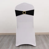 Elevate Your Event Decor with Black Spandex Chair Sashes