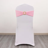 Add a Touch of Elegance with Pink Spandex Chair Sashes