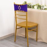Unforgettable Purple Spandex Chair Sashes for Your Special Occasion